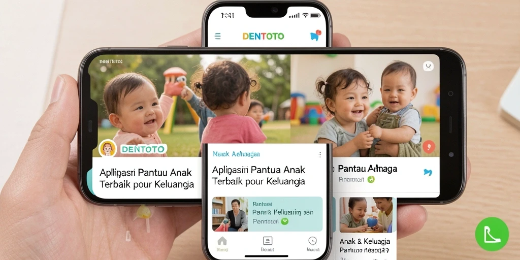 Antarmuka DENTOTO untuk memantau aktivitas anak.