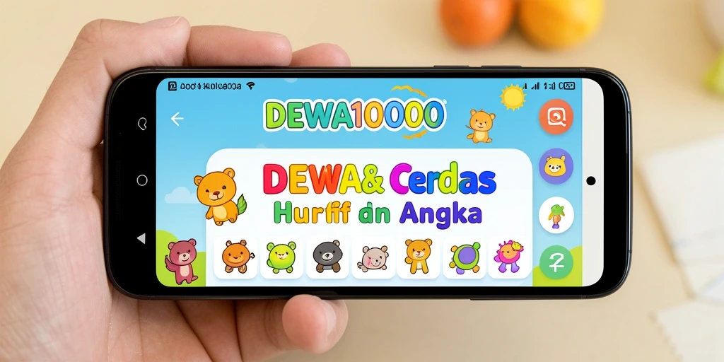 Tampilan antarmuka DEWA1000 yang interaktif dan edukatif.