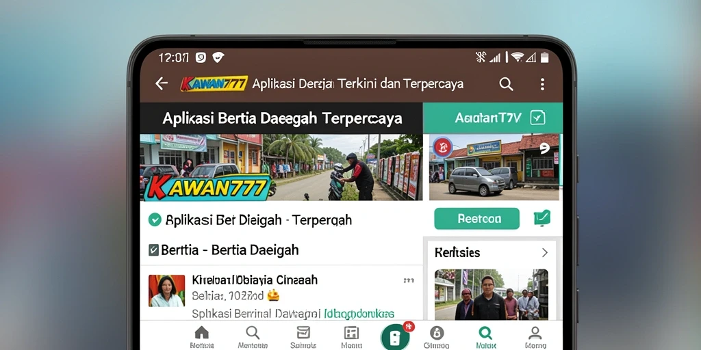 Antarmuka intuitif KAWAN777 untuk berita terbaru.