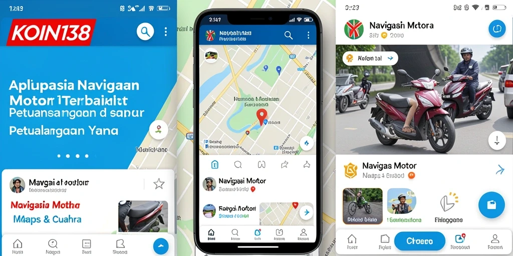 Antarmuka KOIN138 yang intuitif dan fungsional untuk Navigasi Motor.