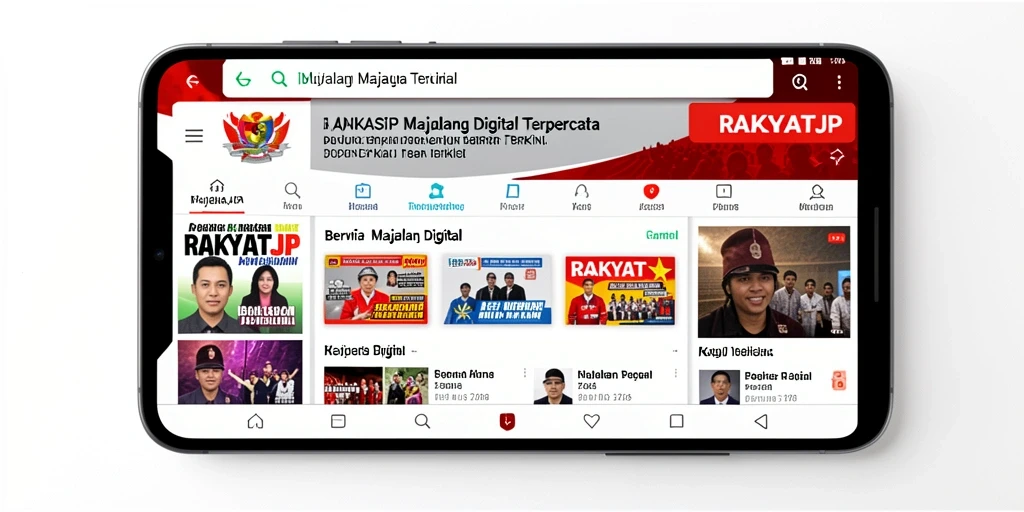 Antarmuka RAKYATJP menampilkan berita dengan jelas dan menarik.